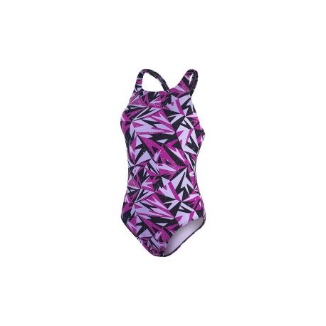 SPEEDO WOMENS HYPERBOOM ALLOVER MEDALIST PURPLE