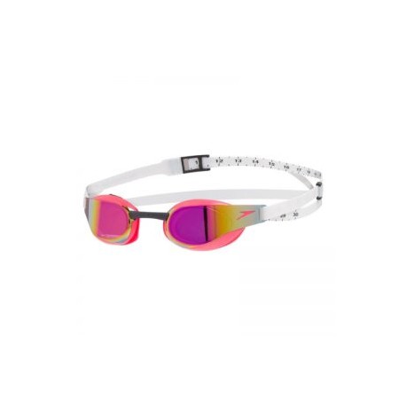 SPEEDO GOGGLES FASTSKIN ELITE GOG MIR AU WHITE/RED