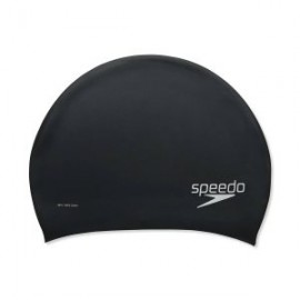 SPEEDO SILICONE LONG HAIR CAP BLACK