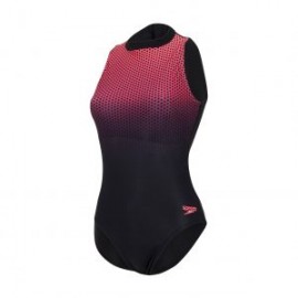 SPEEDO W PLACEMENT HYDRASUIT ROJO NEGRO