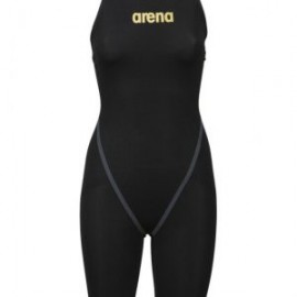 Arena W Powerskin Carbon Core FX Espalda Abierta Negro – Oro