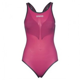 Arena W Powerskin Carbon-DUO TOP Color Pink Peacock