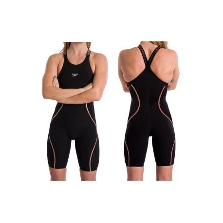 SPEEDO FASTSKIN LZR PURE INTENT CLOSED BACK BLACK/ROSE GOLD