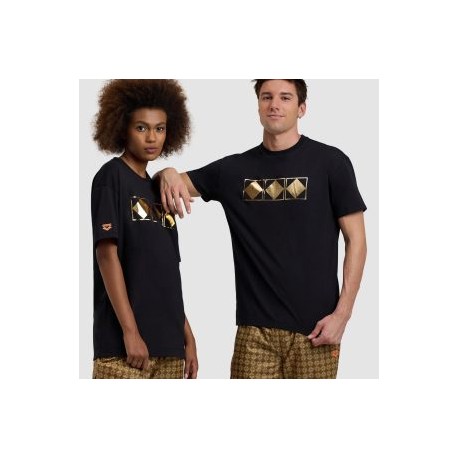 ARENA UNI ADULT ARENA 50TH GOLD T-SHIRT BLACK