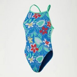 SPEEDO WOMENS ALLOVER DIGITAL VBACK – RETRO FLO