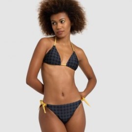 ARENA WOMAN WOMEN’S ARENA 50TH BIKINI TRIANGLE BLACK MULTI-GOLD