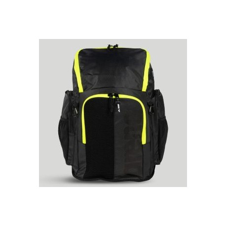 ARENA SPIKY III BACKPACK 45 DARK-SMOKE-NEON YELLOW