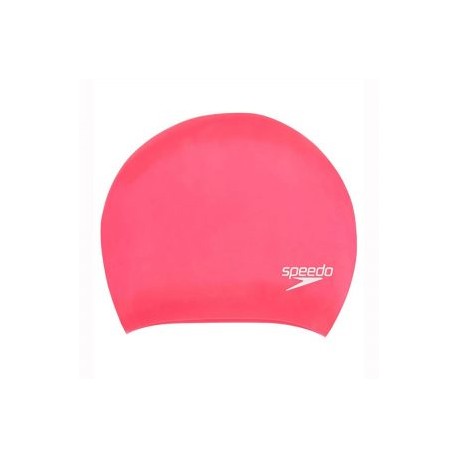 SPEEDO SILICONE LONG HAIR CAP PINK