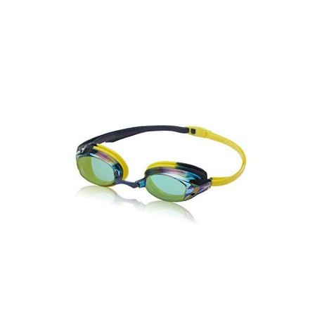 SPEEDO GOGGLE VANQUISHER EV MIRRORED NAVY/YELLOW/AMBER/GOLD