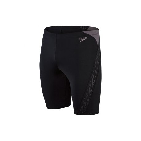 SPEEDO MENS HYPER BOOM SPLICE JAMMER GRAY/BLACK