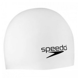 SPEEDO ELASTOMERIC SOLID SILICONE CAP WHITE