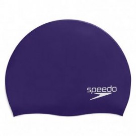 SPEEDO ELASTOMERIC SOLID SILICONE CAP PURPLE