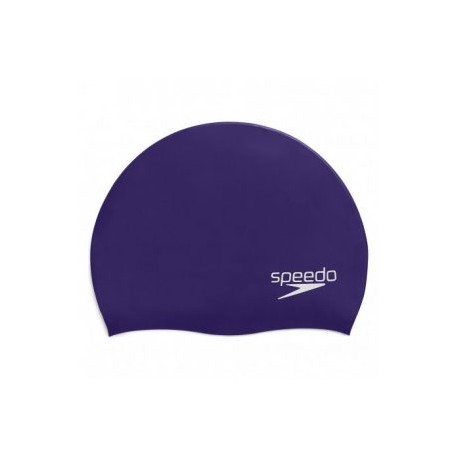 SPEEDO ELASTOMERIC SOLID SILICONE CAP PURPLE