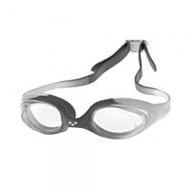 ARENA GOGGLE SPIDER JR WHITE SILVER CLEAR