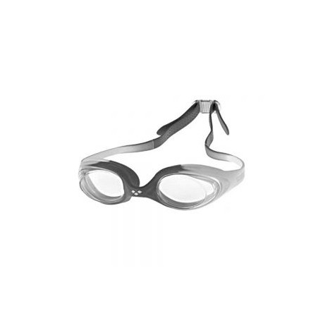 ARENA GOGGLE SPIDER JR WHITE SILVER CLEAR